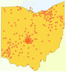 Usage Map - Girls Season